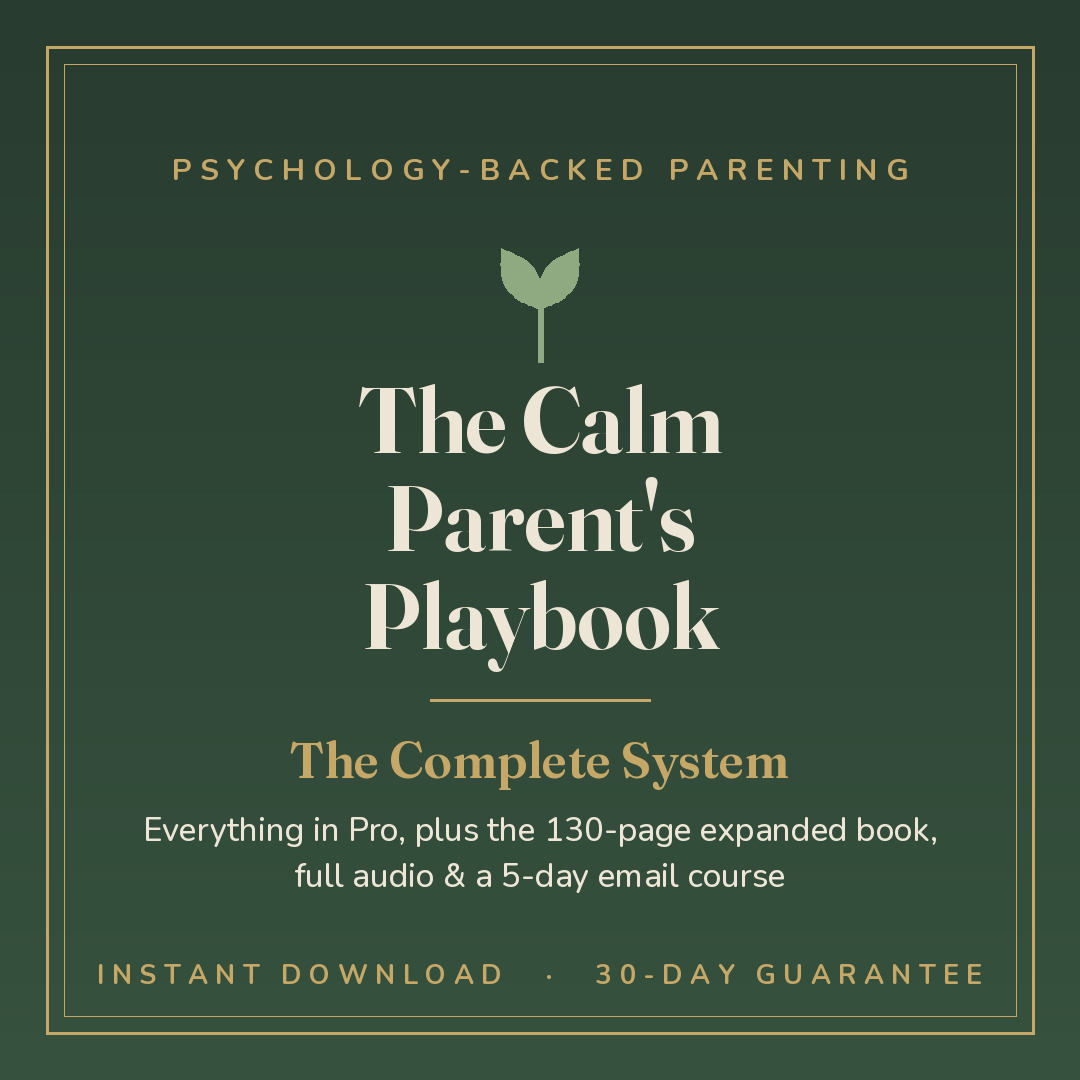 The Calm Parent's Playbook Premium System cover